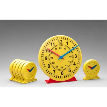 Hodiny Wissner Učební hodiny pro celou třídu III sada 25 ks