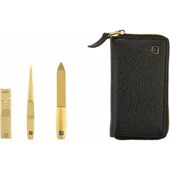 Zwilling Maniküre Pediküre Set 3tlg. mit Nagelknipser, Leder