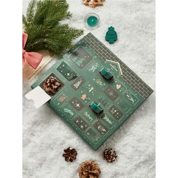 Vánoční dekorace Sinsay - Adventní kalendář se svíčkami Winter Forest - zelená - 845FV-77X - 845FV-77X-ONE