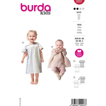 Nit Tištěný dětský střih na šaty / tuniku.