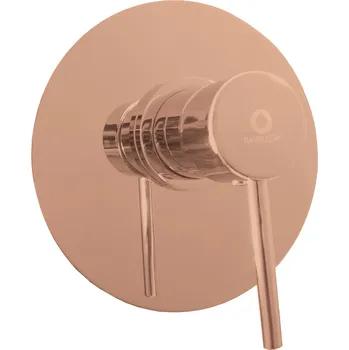 Vodovodní baterie SEINA - Sprchová baterie podomítková 1-cestná s tělesem, Zlatá růžová - lesklá SE983LZRL, RAV Slezák