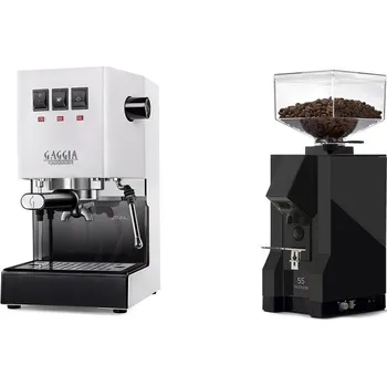 Kávovar Gaggia Classic E24 BC, white + Eureka Mignon Silenzio 55, BL…