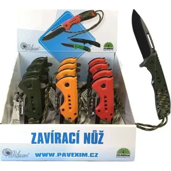 Multifunkční nůž Konnoc H-K2010021 zavírací nůž nerez Oranžový (zelená, červená), Barva Oranžová BC_K2010021o-@