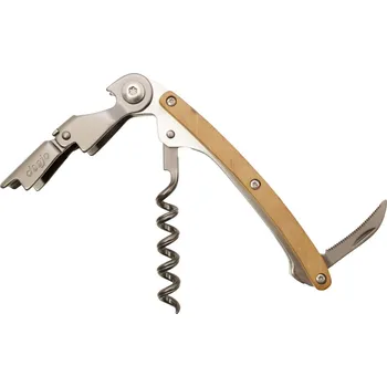 Multifunkční nůž Číšnický nůž Deejo SFB001 Sommelier 75g olive wood