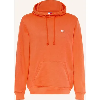 Pánská mikina Tommy Jeans Pánská Mikina S Kapucí, oranžová, XL