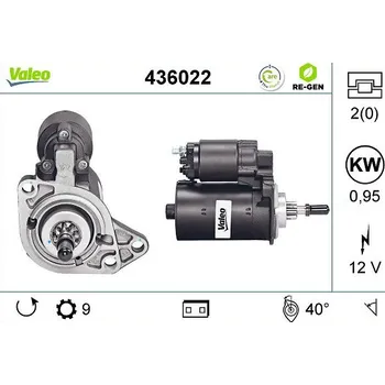Autoelektrika Startér VALEO 436022