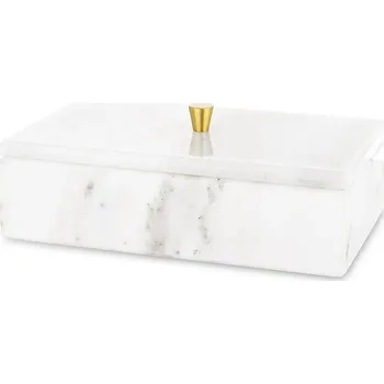 Dóza na potraviny Dóza s víkem 7,5 x 20 x 12 cm bílá barva 181548 00X