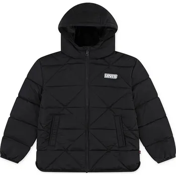 Dětská bunda Levi's A LINE MDWT PUFFER 3EN638 černá 99X, vel. 98