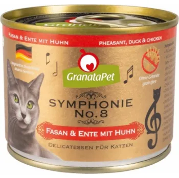 Krmivo pro kočku GRANATAPET Symphonie No.8 Pheasant and duck with chicken - mokré krmivo pro kočky - 200g