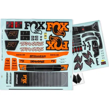 RC náhradní díl Traxxas samolepky Unlimited Desert Racer Fox