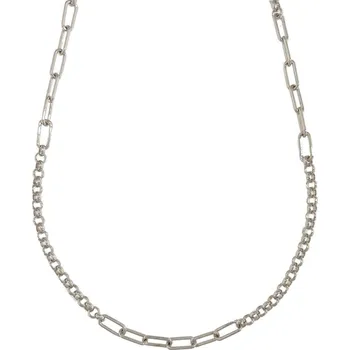 Náhrdelník Stříbrný náhrdelník kombinovaný délka náhrdelníku 45cm