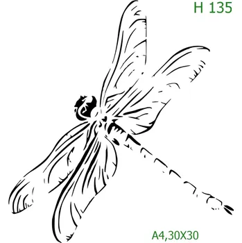 Šablona H 135 - A4 , Lepící fólie