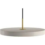 Umage Asteria stmívatelné LED svítidlo s mosazným topem Varianta: Ø 430 x 40 mm, šedá