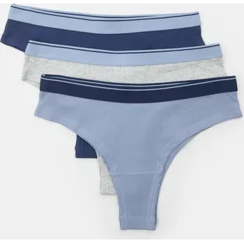 Dámské kraťasy Sinsay - Sada 3&nbsp;tang - vícebarevná - 969EZ-MLC - 969EZ-MLC-L