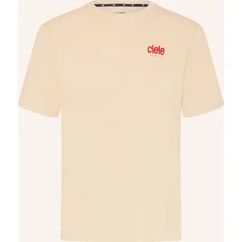 Dámské tričko Ciele Athletics Dámské Tričko, světle hnědá / červená, 40