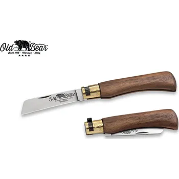 Pracovní kapesní nůž Antonini OldBear 9367/19_LN nerezová čepel s rovným ostřím,rukojeť americký ořech