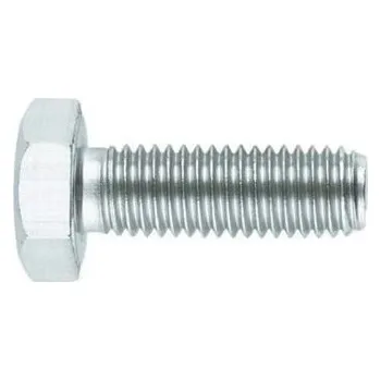 Šroub DIN 933 16x160 (10.9) ZN Šroub se šestihrannou hlavou a závitem k hlavě, zinek