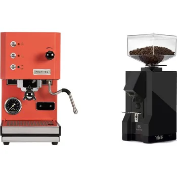 Kávovar Profitec GO, red + Eureka Mignon Silenzio 55, BL black