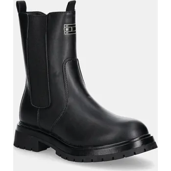 Dívčí holínky Dětské holínky Tommy Hilfiger černá barva, T3A5-34016 T3A5.34016 99X, EUR 40