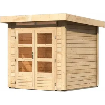 Zahradní domek KARIBU HOLZTECHNIK dřevěný domek KARIBU KANDERN 1 (82984) natur LG3527