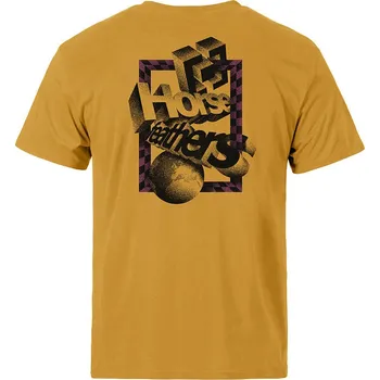 Pánské tričko Triko Blocks - honey velikost XL