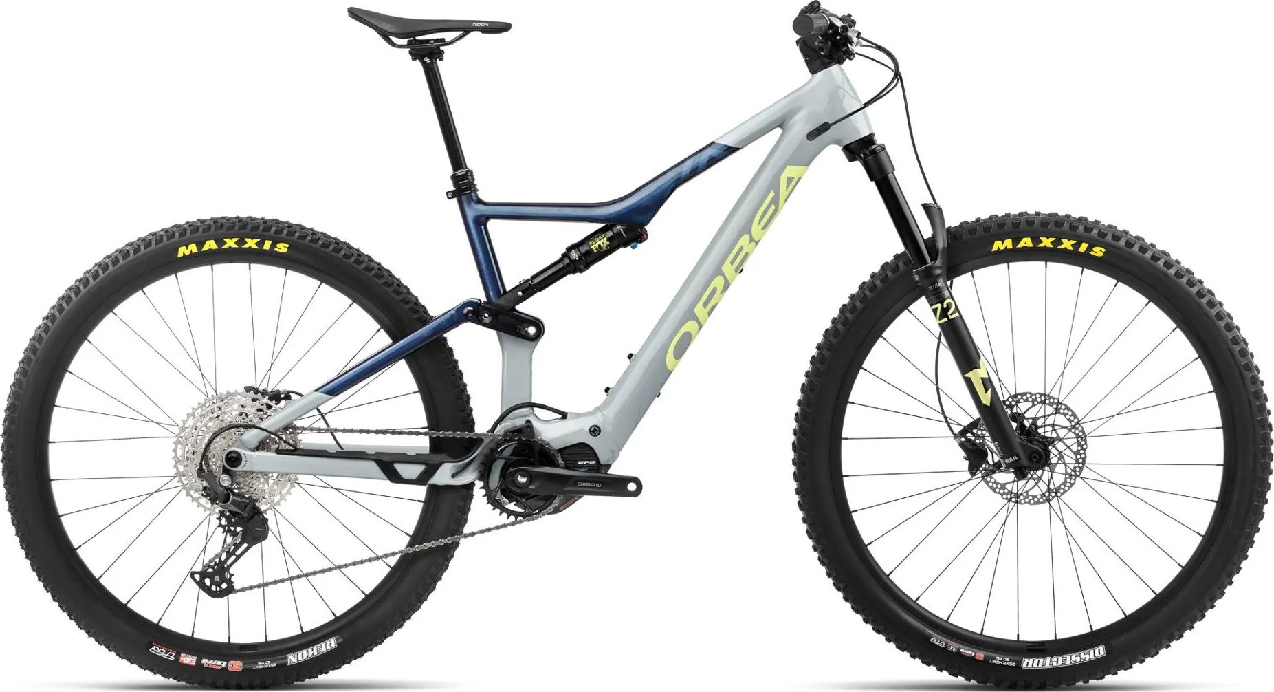 ORBEA Rise H30 2024 Iceberg Grey-Moondust Blue vel. L - MTB elektrokolo