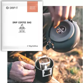 Káva Drip it Káva mletá ve filtru DECAF Honduras Las Capucas (1x filtr 10g)