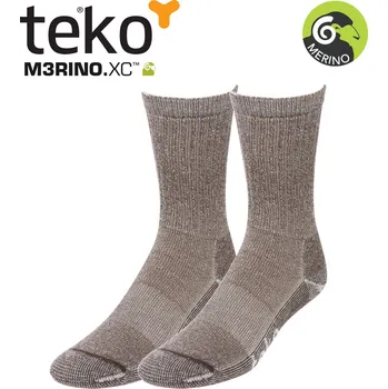 Dámské ponožky Teko 9933 MERINO.XC Light Hiking brown dámské turistické ponožky Velikost: 38-41