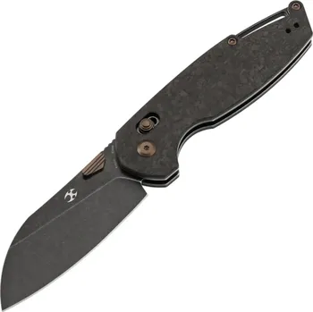 kapesní nůž Kansept Model 6 Blackwash CPM S35VN, Shred CF K1022V1