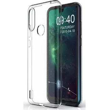 Pouzdro na mobilní telefon Back Case Ultra Slim 0,5mm Motorola Moto E6i Čirá