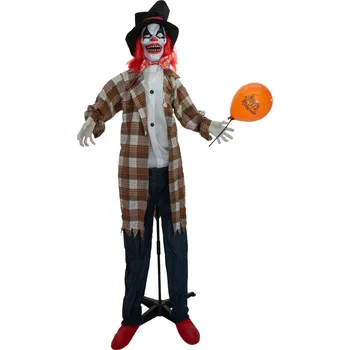 Party dekorace EUROPALMS Halloweenský klaun,185 cm
