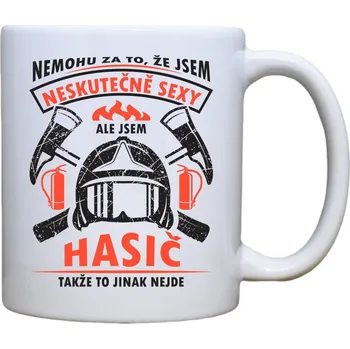DOBRÝ TRIKO Keramický MAXI hrnek 550 ml Sexy hasič