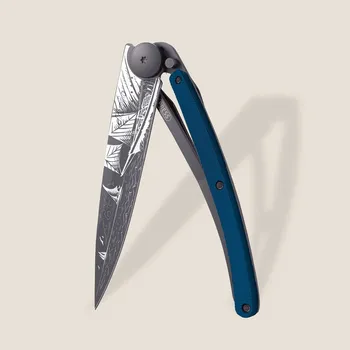 kapesní nůž Kapesní nůž Deejo 1GM041 Tattoo Aluminium 37g aluminium blue Sailing