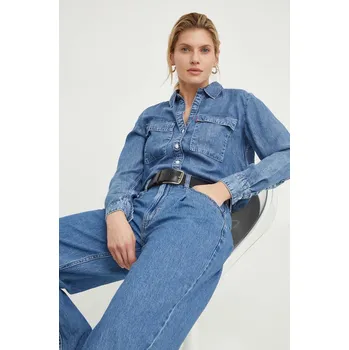 Pánská košile Košile Levi's A7467 modrá 55X, vel. L
