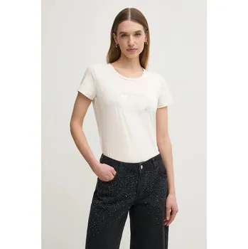 Pánské tričko Tričko Liu Jo béžová barva, TA5173 JS003 TA5173.JS003 01X, vel. XS