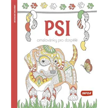 omalovánky Omalovánky pro dospělé - Psi