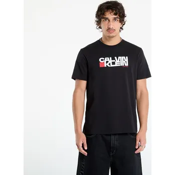 Pánské tričko Tričko Calvin Klein Jeans SS Redbox Graphic Tee Black S