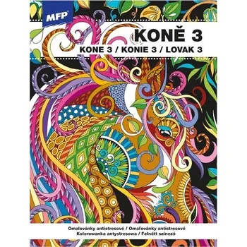 Antistresové omalovánky Majjam Omalovánky antistresové Koně 3