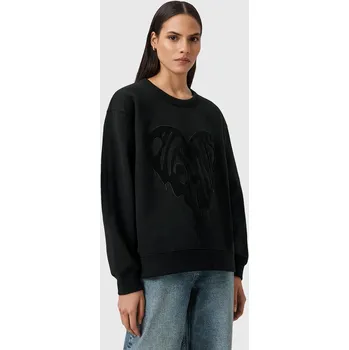 Pánský svetr Bavlněný svetr AllSaints TRIP W032JD černá 99X, vel. S