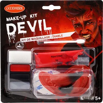 Karnevalový kostým Make-up sada - Ďábel