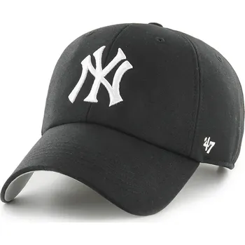 Kšiltovka Bavlněná baseballová čepice 47 brand MLB New York Yankees B.PFZCU17CNS.BK černá 99X, vel. ONE SIZE