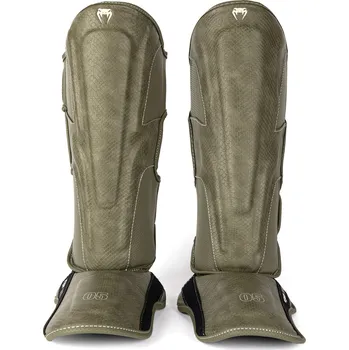 Chránič holeně pro bojový sport Venum Impact Evo Scales Shinguards - Army Green Velikost: XL