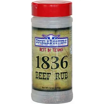 Koření Suckle Busters BBQ koření 1836 Beef Rub 340g