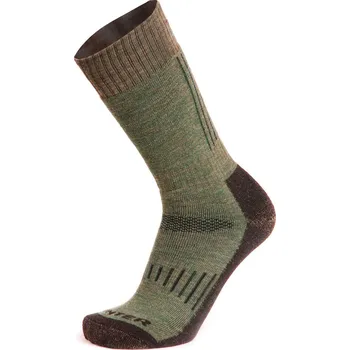 Pánské ponožky Duras Nippigon merino green-black zimní ponožky Velikost: 35-38