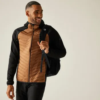 Pánská větrovka Pánská hybridní bunda Regatta ANDRESON hnědá XL