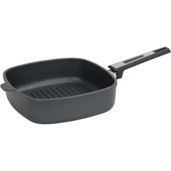 Pánev SKK Titanová čtvercová grilovací pánev 26x26/8 cm, indukční gastro