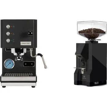 Kávovar Profitec GO, black + Eureka Mignon Silenzio 55, BL black