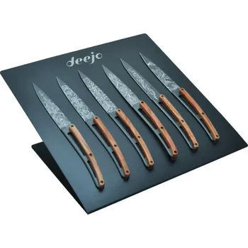 Stojan na nože Kovový stojan Deejo DEE366 na 6ks stolních nožů