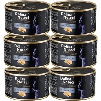 Krmivo pro kočku DOLINA NOTECI Premium Sterilised pro kočky s vysokým obsahem perliček 6x185g