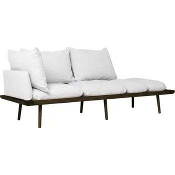 Pohovka Umage, Třímístná pohovka Lounge Around na tmavých dubových nožkách světle šedá - Formadore